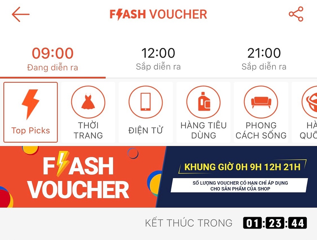 Flash Voucher là gì? Flash Voucher có gì? Hỏi đáp Thư viện mua sắm