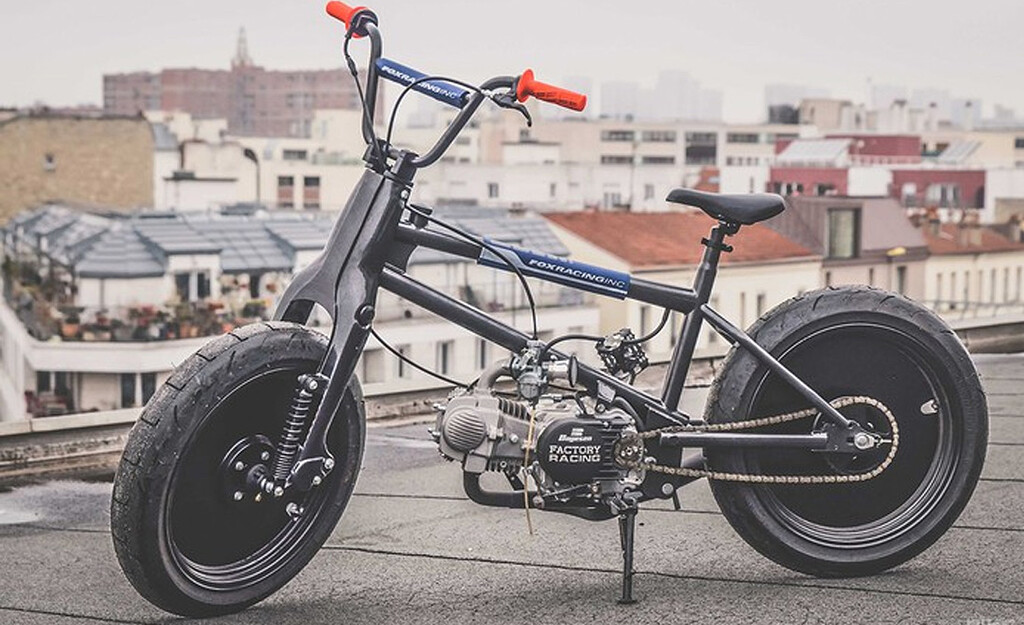 động cơ gắn xe đạp chạy xăng động cơ xăng 2 thì chế xe đạp 80cc  Shopee  Việt Nam