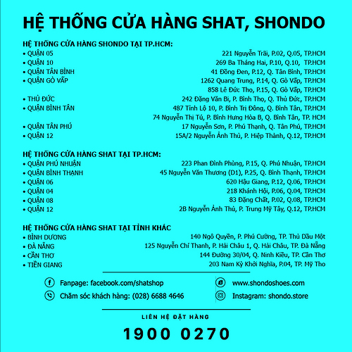 Hệ thống cửa hàng Shondo