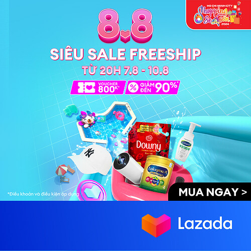 Lazada 8.8