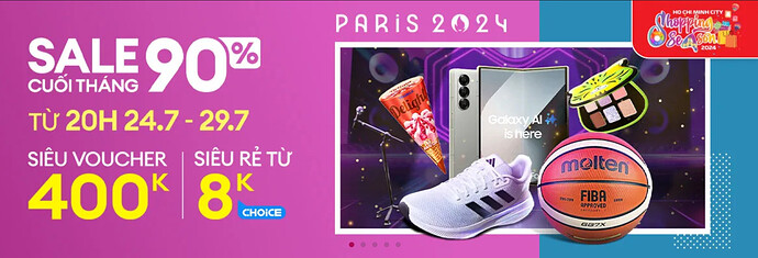 Lazada sale cuối tháng 25-29.7