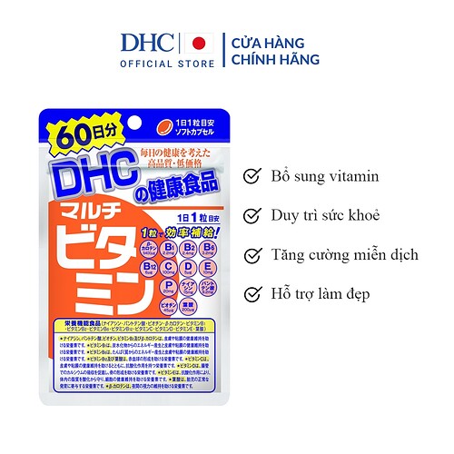 Viên uống Vitamin Tổng Hợp DHC Multi Gói 60 Ngày