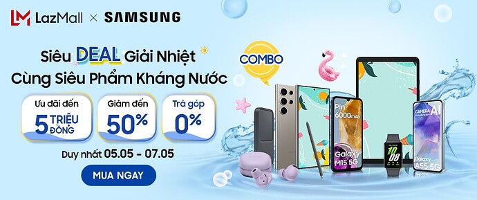 Samsung ưu đãi 5.5