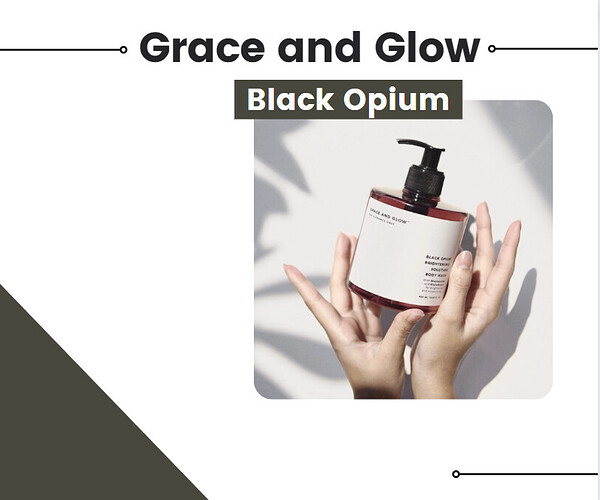 Sữa tắm Grace and Glow Black Opium Bright & Glow