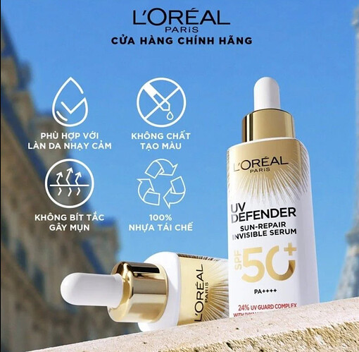 L'oreal Paris Uv Defender Sun-Repair Invisible Serum 30ml