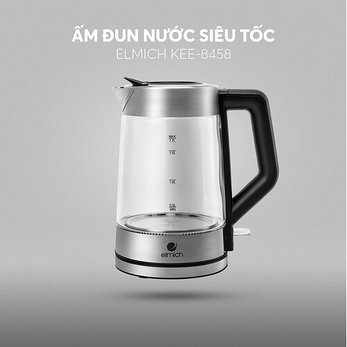 Ấm đun nước siêu tốc Elmich 1.7L KEE-8458