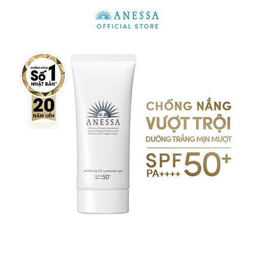Kem chống nắng dạng gel dưỡng trắng ANESSA Whitening UV Sunscreen Gel SPF 50+ PA++++