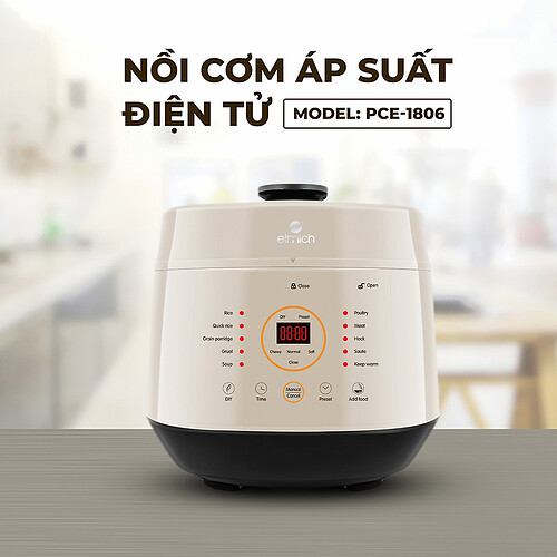 Nồi cơm áp suất Elmich PCE-1806 (5L)
