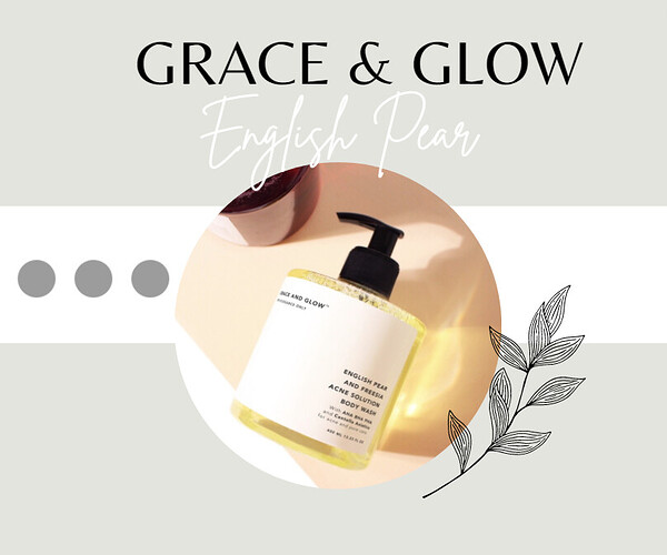 Sữa tắm Grace & Glow English Pear