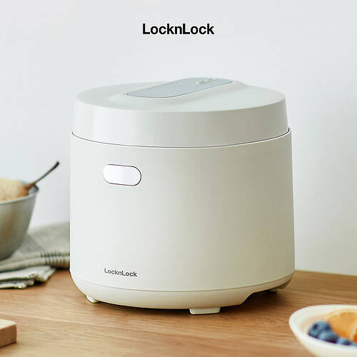 Nồi cơm điện Lock&Lock Bianco Smart rice cooker 1L EJR364IVY