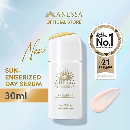 Serum chống nắng dưỡng da nâng tông Anessa Sun Dual Care SPF50+ PA++++ 30ml