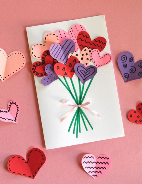 4 cách làm thiệp valentine handmade đẹp trong nháy mắt  Bánh Đa Shop