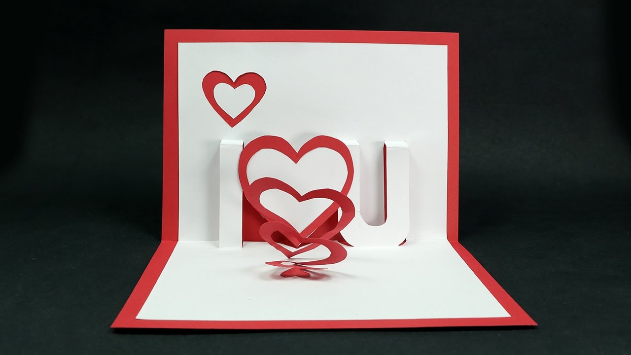 Thiệp Valentine Handmade đẹp đơn giản dễ thương nhất