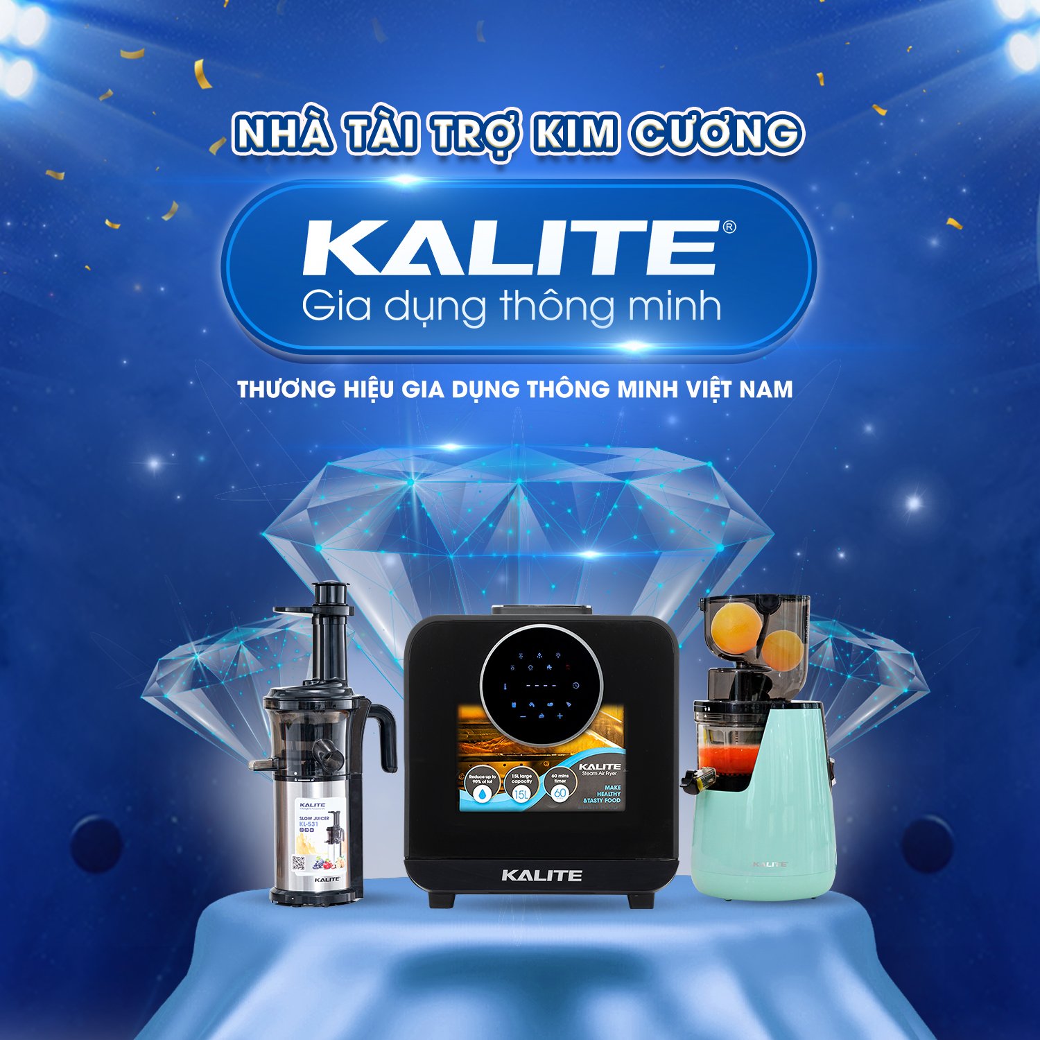 Review máy ép chậm Kalite KL 531, công suất 200W, thân máy inox 304
