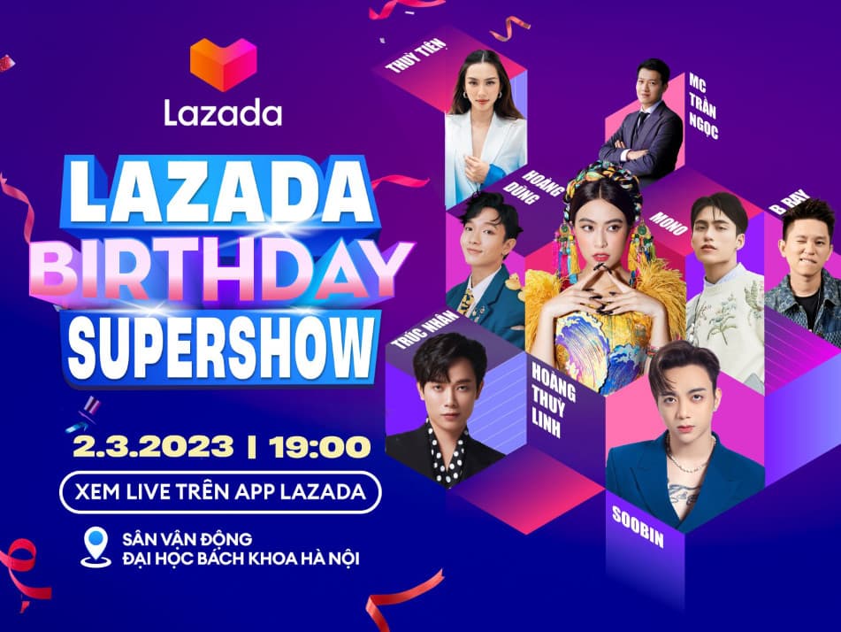 Sinh nhật Lazada 2022 Tổng hợp khuyến mãi mừng sinh nhật Lazada